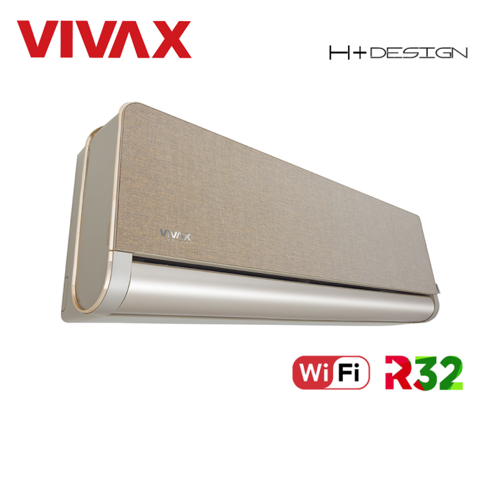 Aer Conditionat VIVAX H+Design ACP-12CH35AEHI+ Gold Wi-Fi R32 Inverter 12000 BTU/h - imagine 4