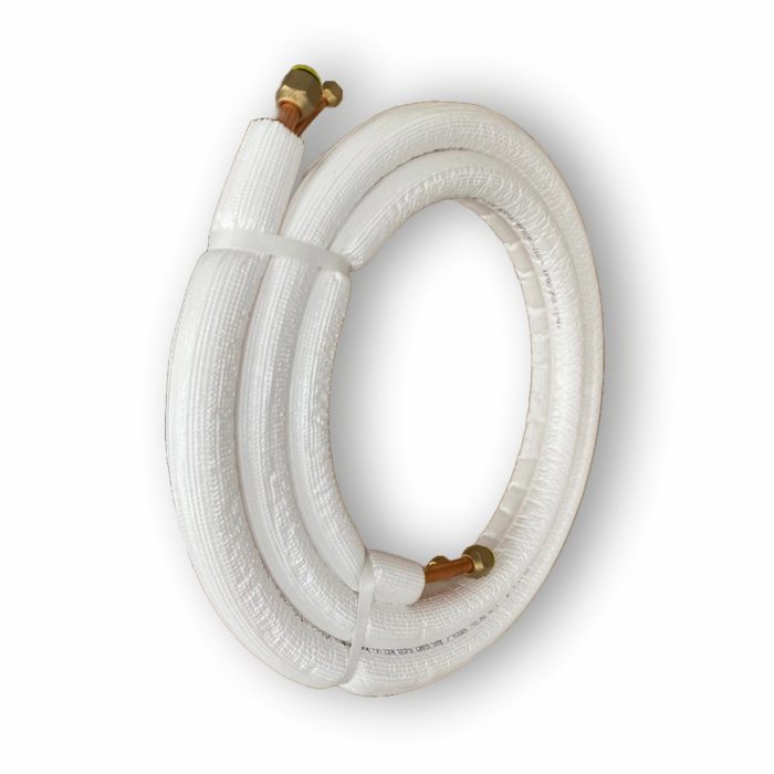 KIT 3m Teava Cupru pt Aer Conditionat 1/4 ( 6.35mm ) - 3/8 (9.52mm) Grosime teava 0.7mm; Izolatie 6mm - imagine 2